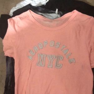 Peach Aeropostale tee
